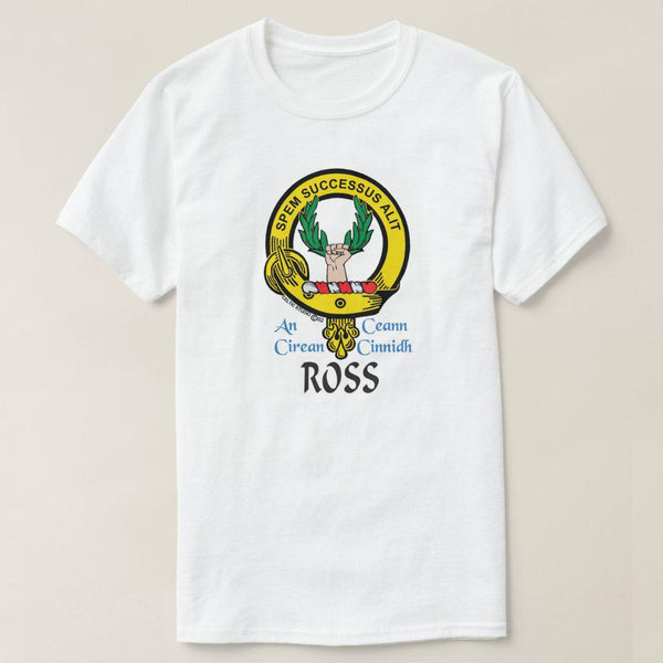 Ross Scottish Clan Crest Full T-Shirt, Family Crest Shirt