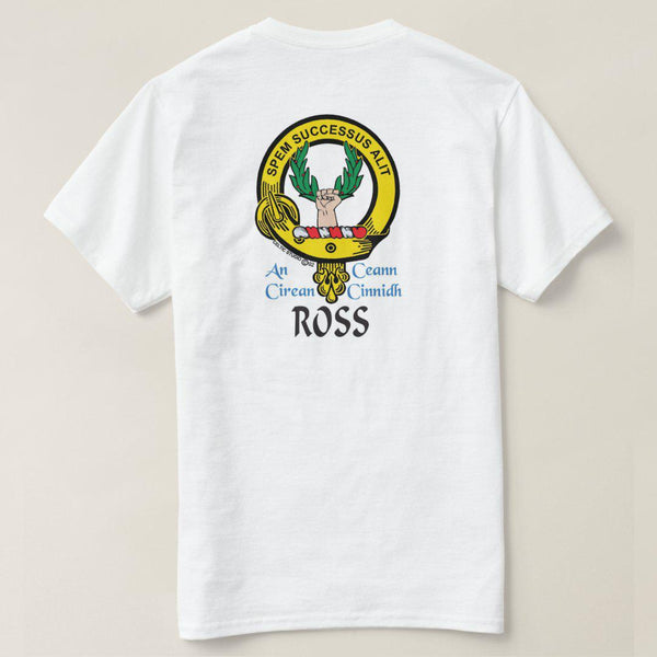Ross Scottish Clan Crest Full T-Shirt, Family Crest Shirt