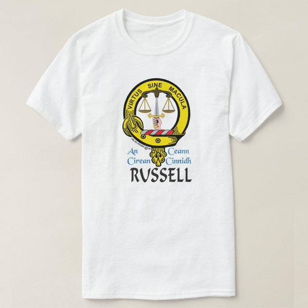 Russell Scottish Clan Crest Full T-Shirt, Family Crest Shirt