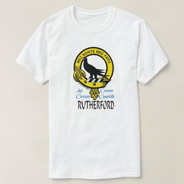 Rutherford Scottish Clan Crest Full T-Shirt, Family Crest Shirt
