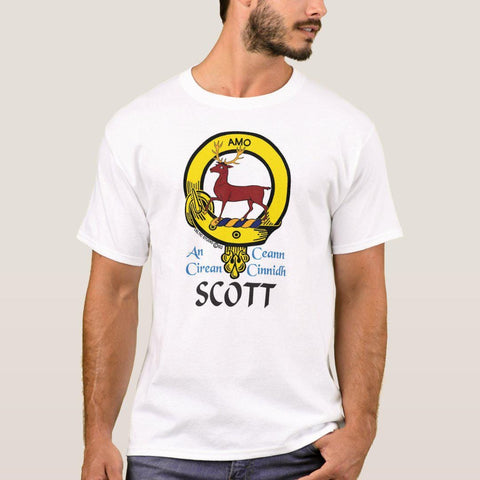 Scott Scottish Clan Crest Full T-Shirt, Family Crest Shirt