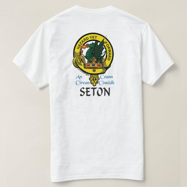 Seton Scottish Clan Crest Full T-Shirt, Family Crest Shirt
