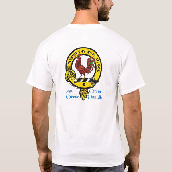 Sinclair Scottish Clan Crest Full T-Shirt, Family Crest Shirt