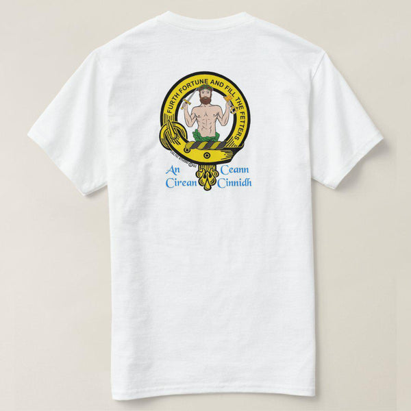 Stewart Athol Scottish Clan Crest Full T-Shirt, Family Crest Shirt
