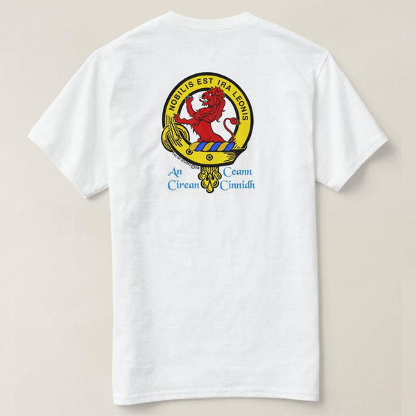 Stuart Scottish Clan Crest Full T-Shirt, Family Crest Shirt