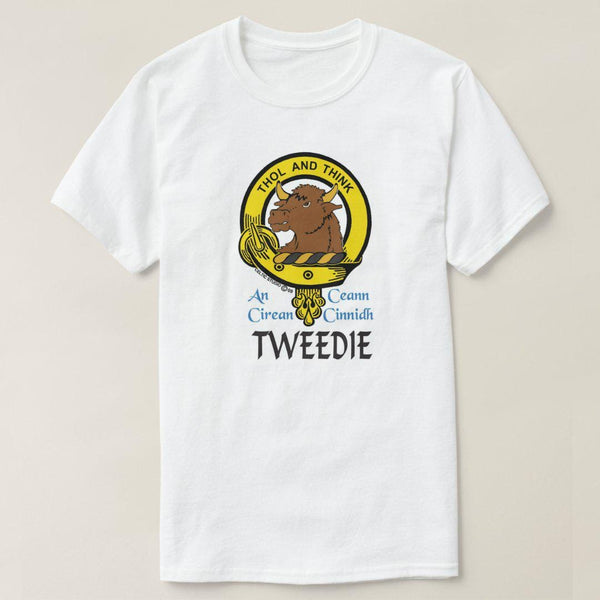 Tweedie Scottish Clan Crest Full T-Shirt, Family Crest Shirt