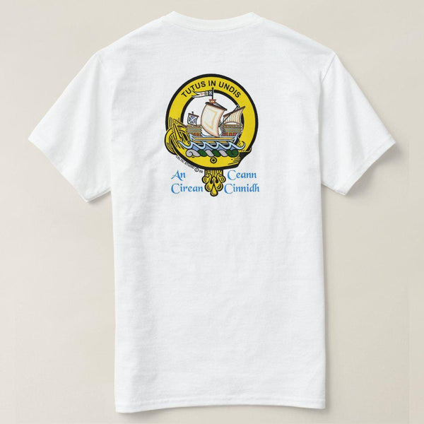 Wood Scottish Clan Crest Full T-Shirt, Family Crest Shirt