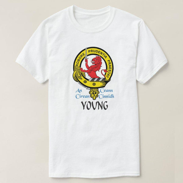 YoungScottish Clan Crest Full T-Shirt, Family Crest Shirt
