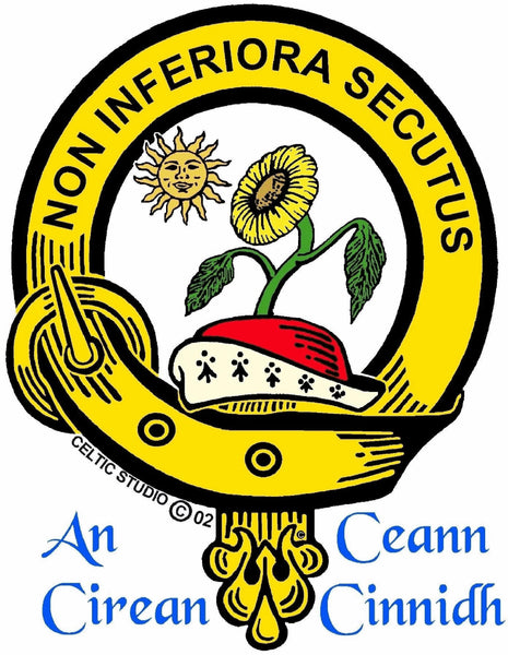 Buchan Scottish Highland Dirk with Clan Crest