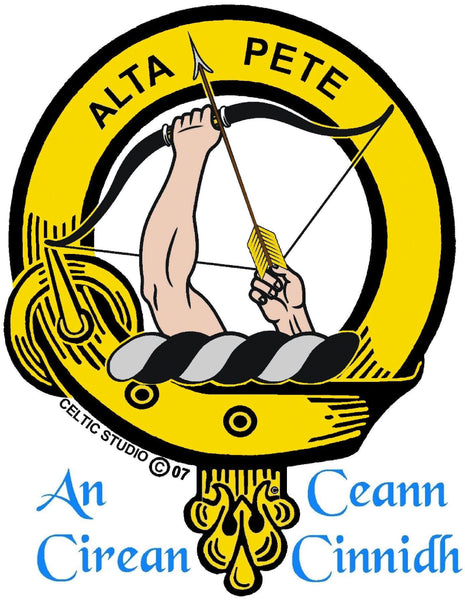 Fletcher Scottish Highland Dirk with Clan Crest