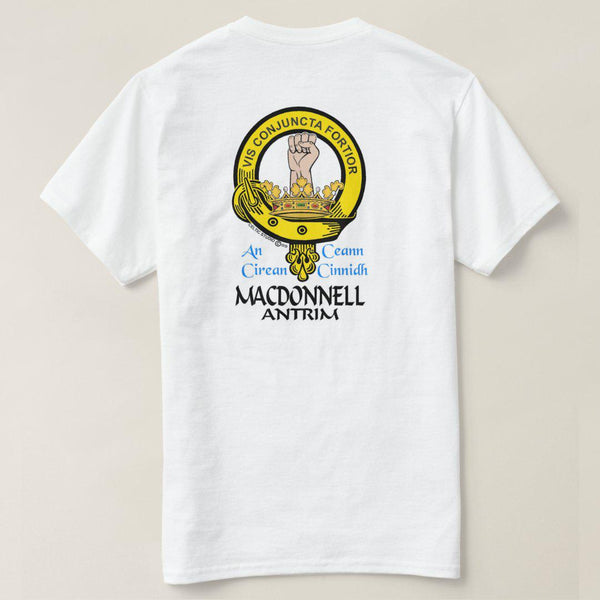 MacDonnell Antrim Sleat Scottish Clan Crest Full T-Shirt, Family Crest Shirt