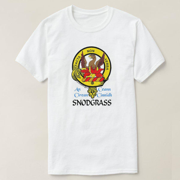 Snodgrass Scottish Clan Crest Full T-Shirt, Family Crest Shirt