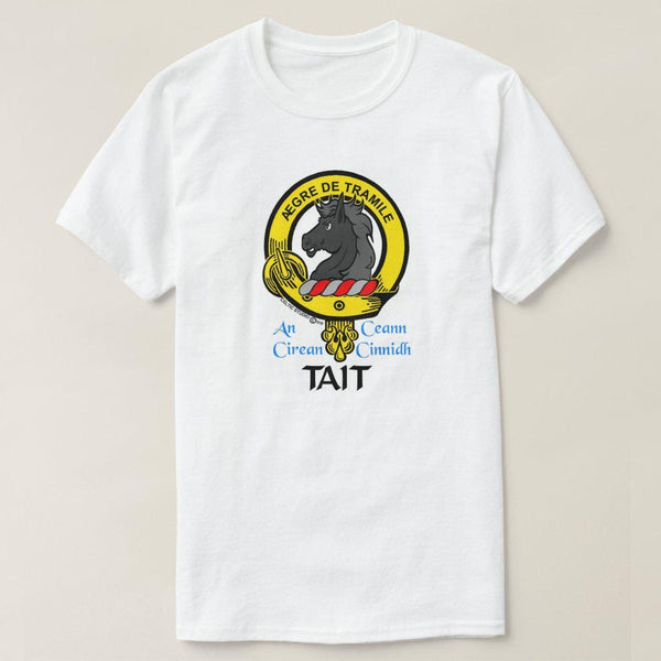 Tait Scottish Clan Crest Full T-Shirt, Family Crest Shirt