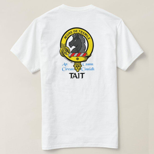 Tait Scottish Clan Crest Full T-Shirt, Family Crest Shirt