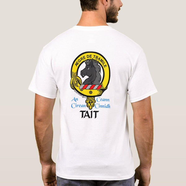 Tait Scottish Clan Crest Full T-Shirt, Family Crest Shirt
