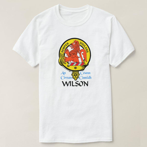 Wilson (Lion) Scottish Clan Crest Full T-Shirt, Family Crest Shirt