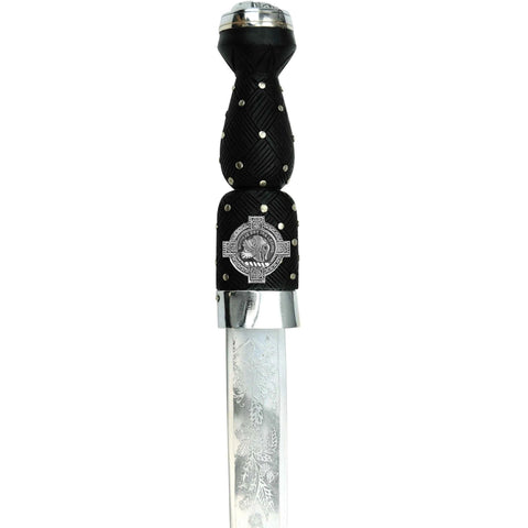 Inglis Scottish Highland Dirk with Clan Crest