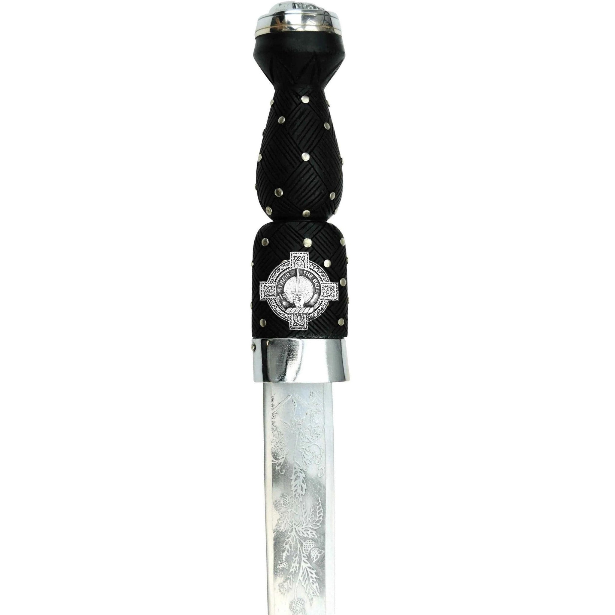 Bell Scottish Highland Dirk with Clan Crest