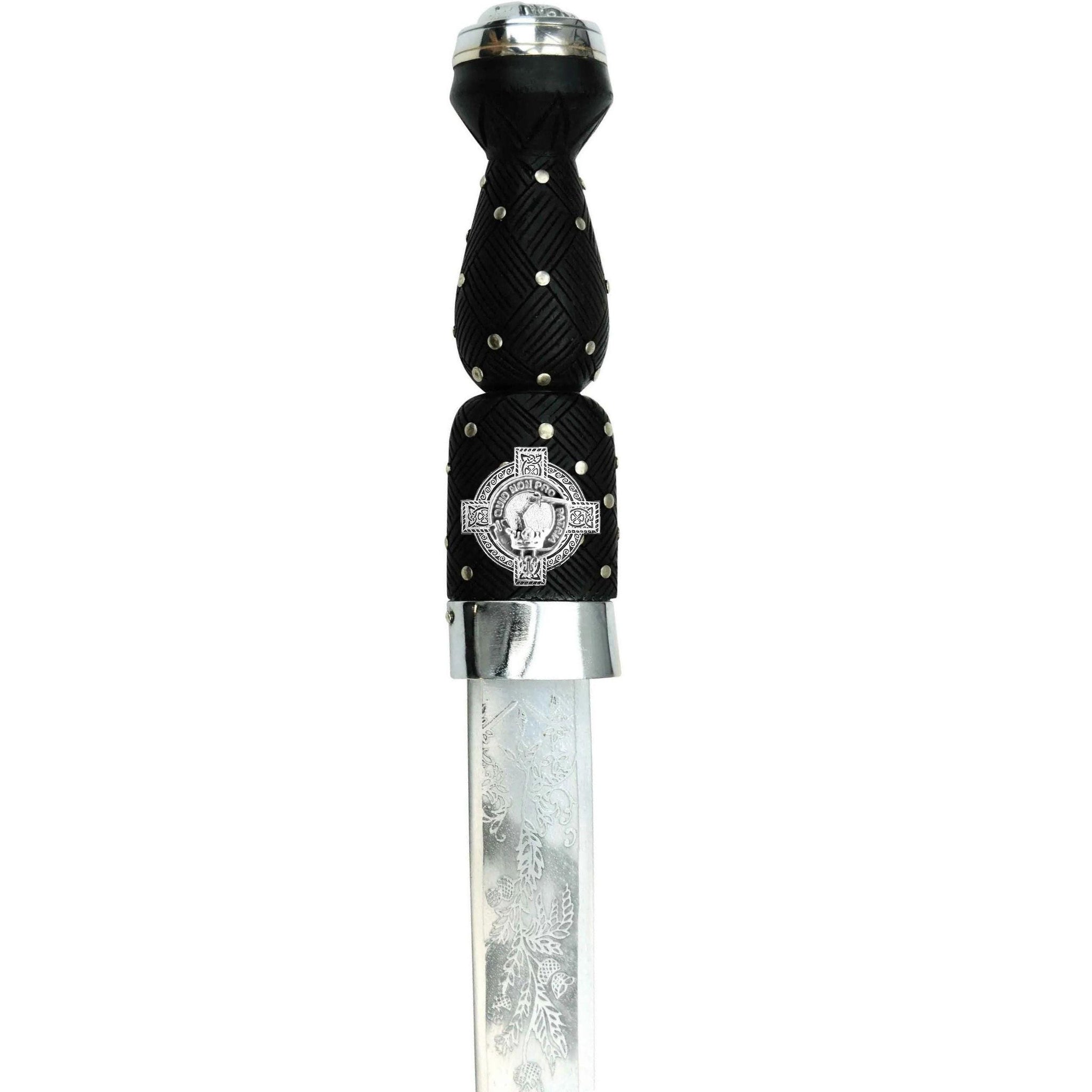 Dewar Scottish Highland Dirk with Clan Crest