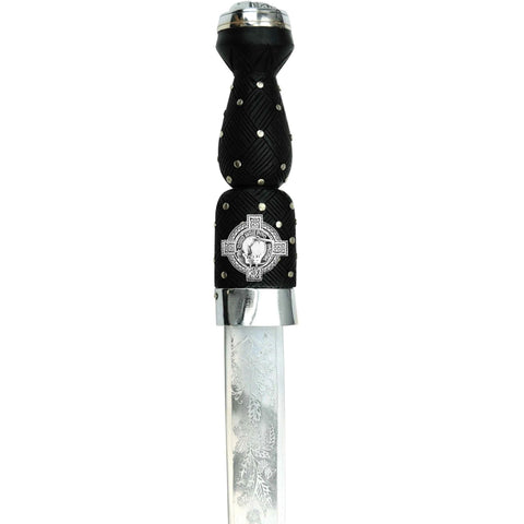 Dewar Scottish Highland Dirk with Clan Crest