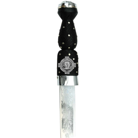 Rose Scottish Highland Dirk with Clan Crest