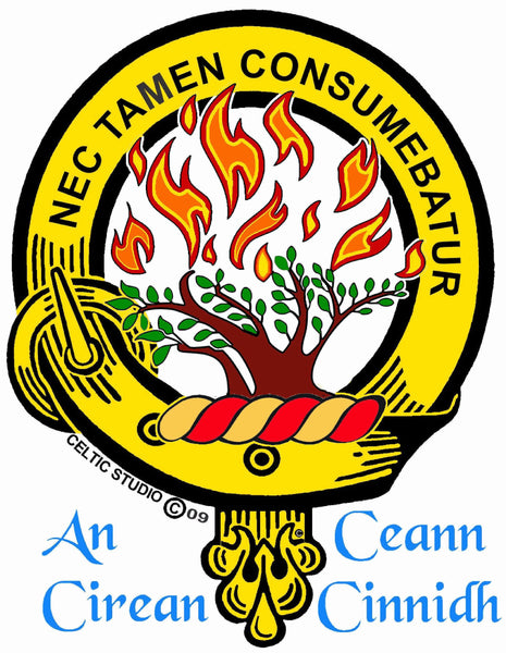 Clergy Scottish Clan Embroidered Crest