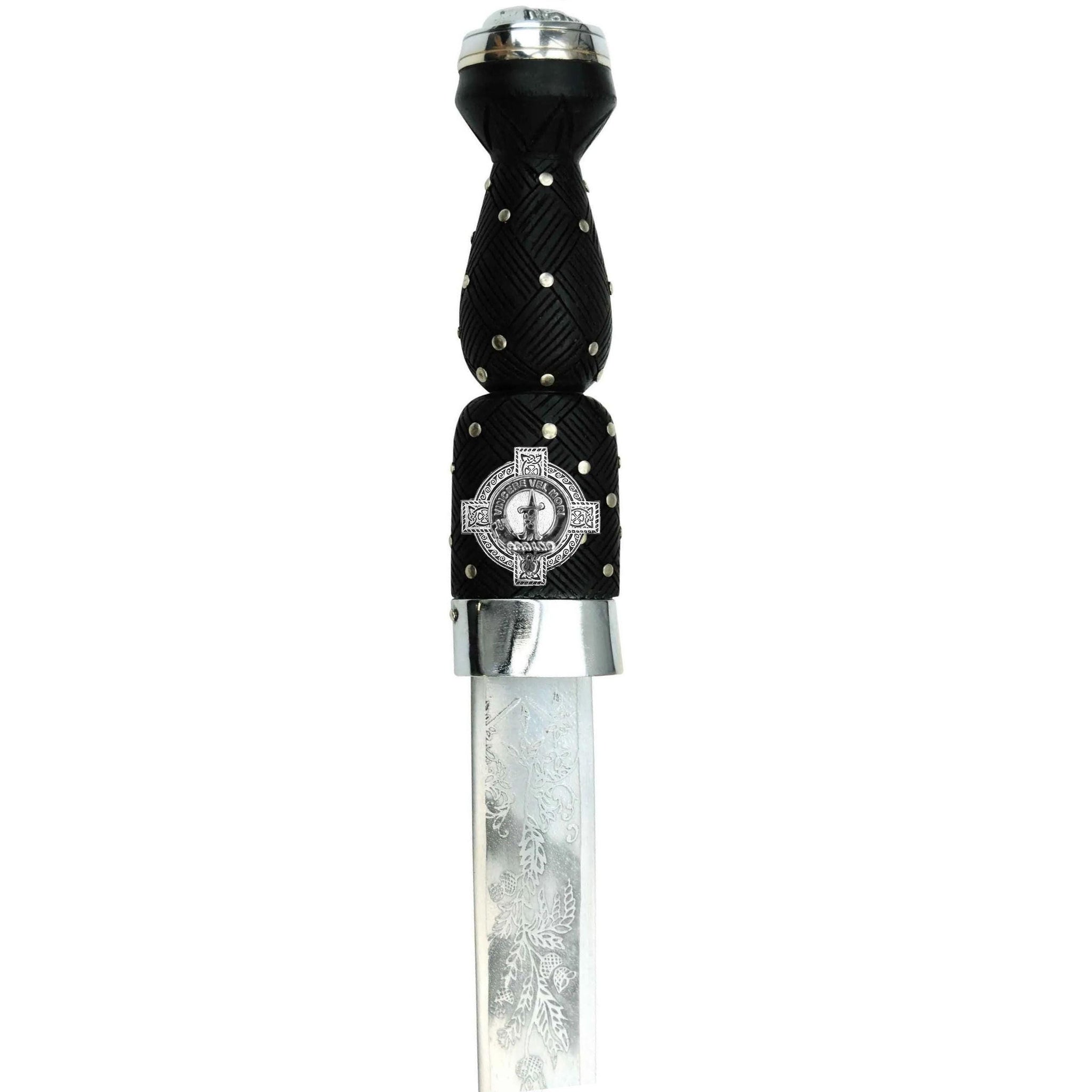 MacDowell Scottish Highland Dirk with Clan Crest