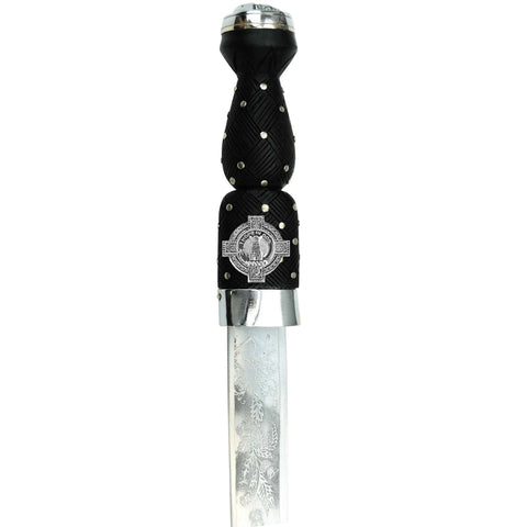 MacNaughton Scottish Highland Dirk with Clan Crest