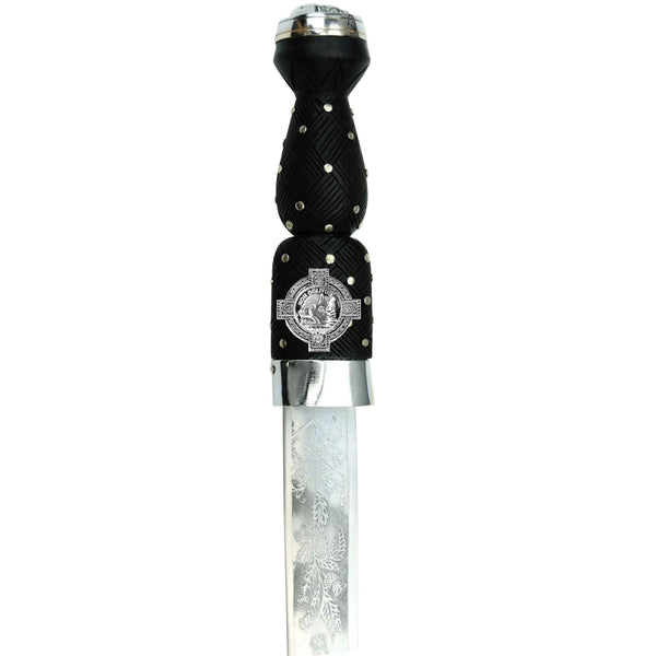 MacTavish Scottish Highland Dirk with Clan Crest