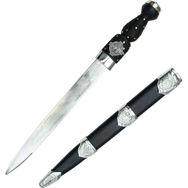 Murray Tullibardine Scottish Highland Dirk with Clan Crest