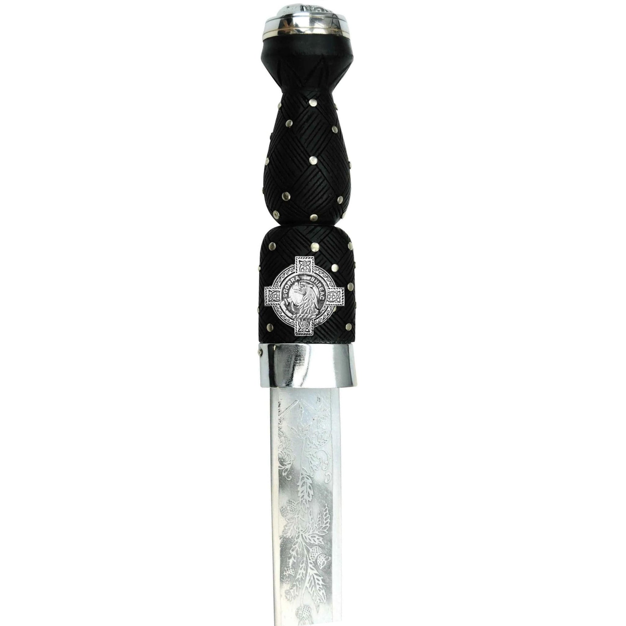 Nicholson Scottish Highland Dirk with Clan Crest