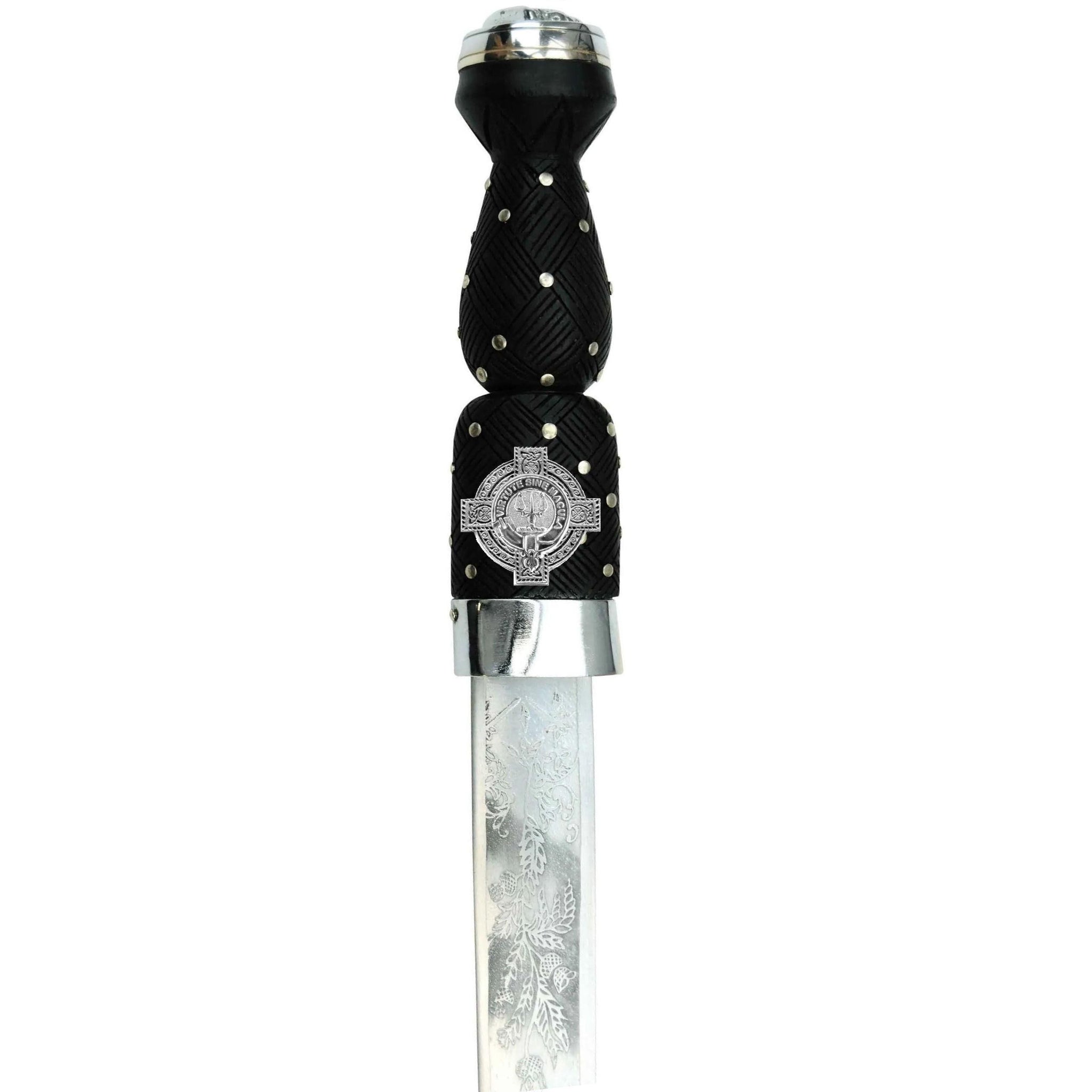 Russell Scottish Highland Dirk with Clan Crest