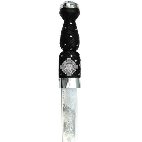 Russell Scottish Highland Dirk with Clan Crest