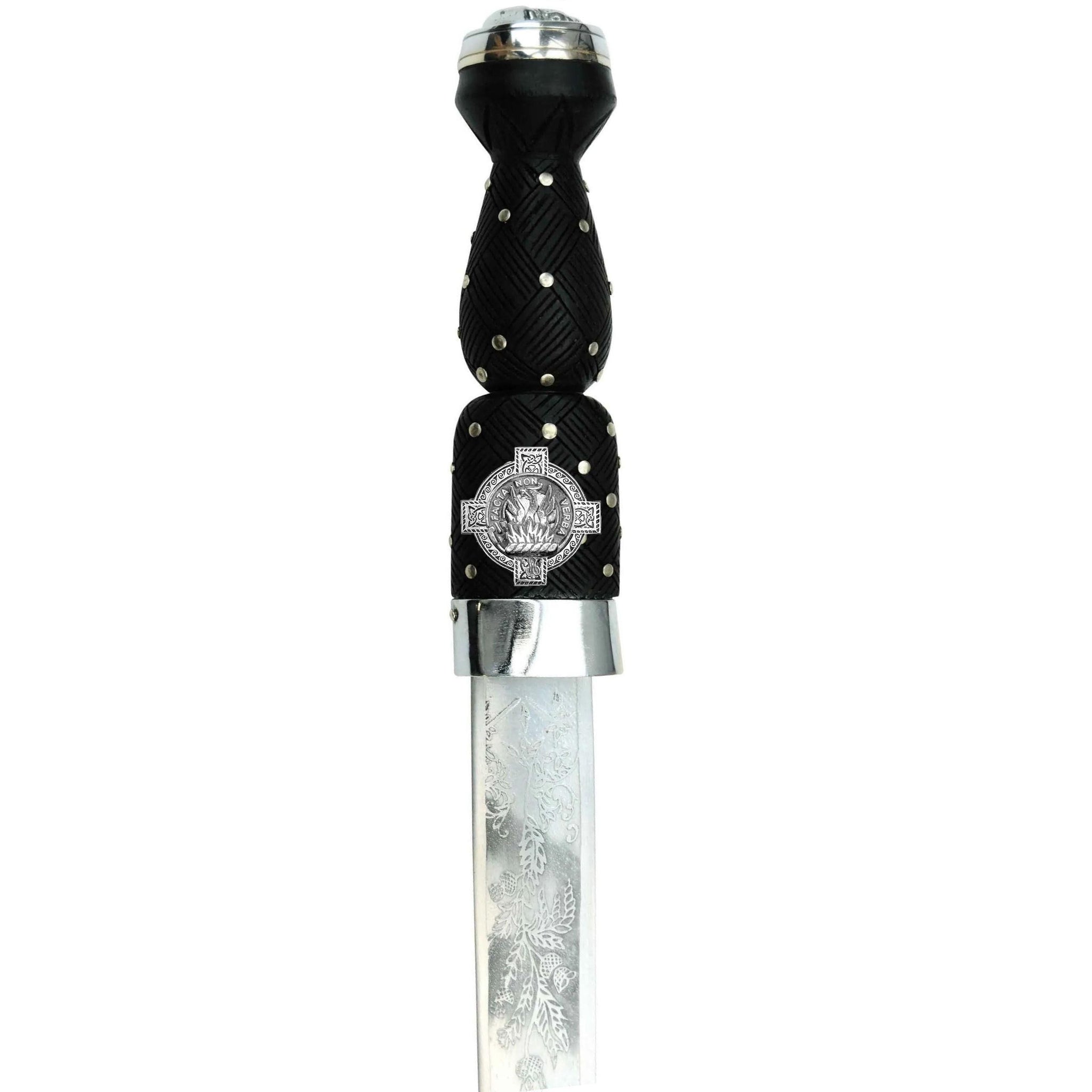 Snodgrass Scottish Highland Dirk with Clan Crest