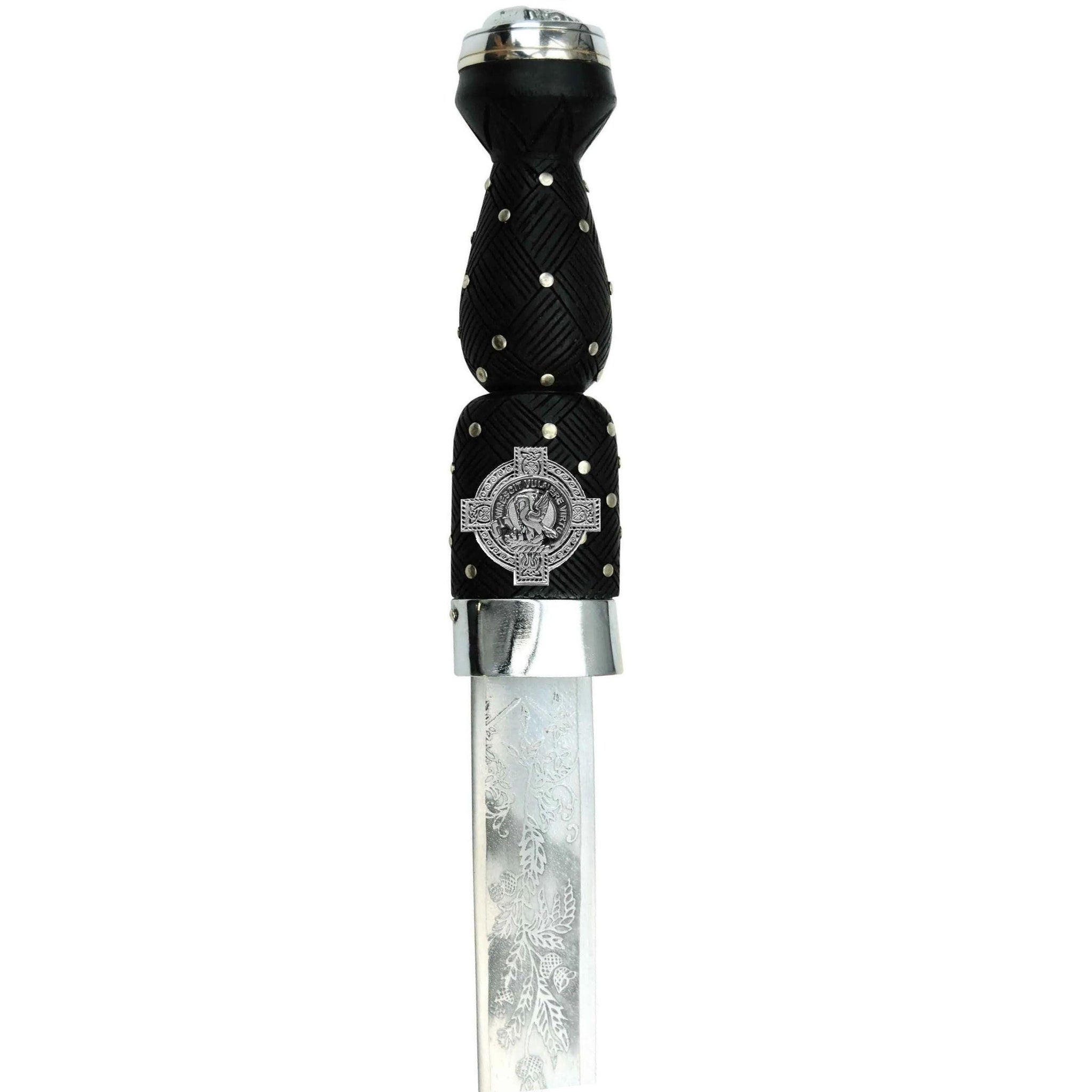 Stewart Scottish Highland Dirk with Clan Crest