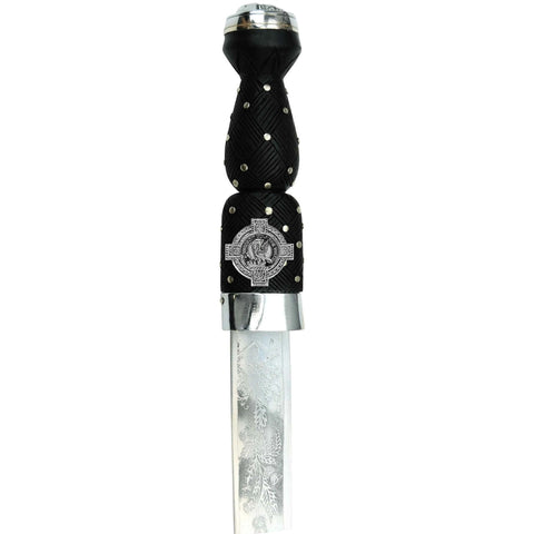 Stewart Scottish Highland Dirk with Clan Crest