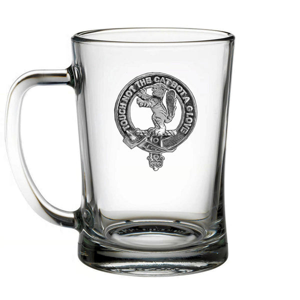 Clan Chattan Crest Badge Glass Beer Mug