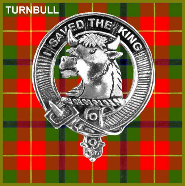 Turnbull Clan Crest Badge Glass Beer Mug