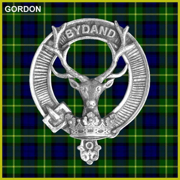 Gordon Crest Badge Beer Mug, Scottish Glass Tankard