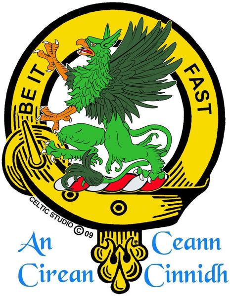 Fotheringham Clan Crest Badge Glass Beer Mug