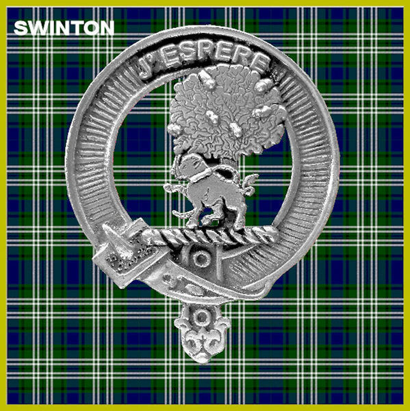 Swinton Clan Crest Badge Glass Beer Mug