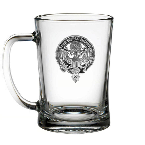 United States Army Badge Glass Beer Mug