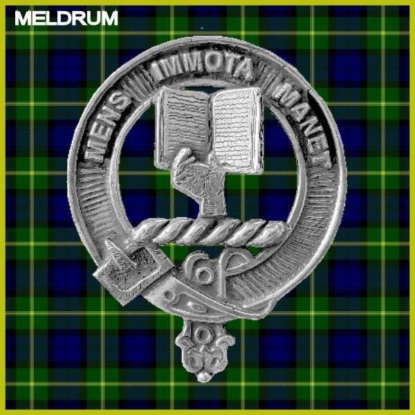 Meldrum Scottish Clan Crest Badge Dress Fur Sporran