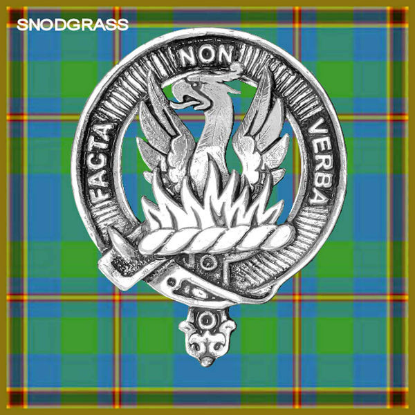 Snodgrass Scottish Clan Crest Badge Dress Fur Sporran