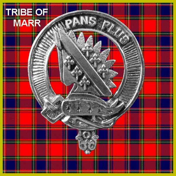Marr Scottish Clan Crest Badge Dress Fur Sporran