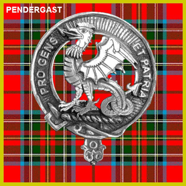 Pendergast Scottish Clan Crest Badge Dress Fur Sporran