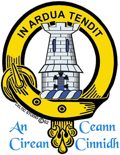 MacCallum Scottish Clan Crest Badge Dress Fur Sporran