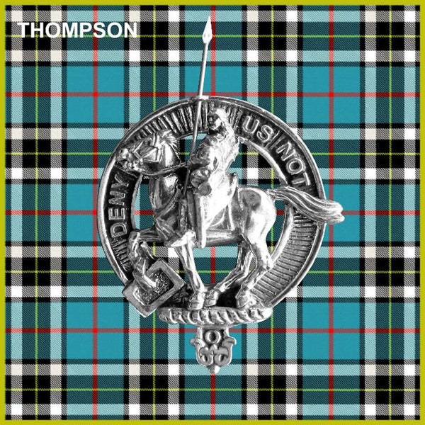 Thompson Scottish Clan Crest Badge Dress Fur Sporran