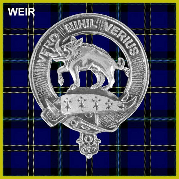 Weir Scottish Clan Crest Badge Dress Fur Sporran