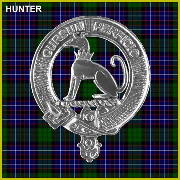 Hunter Scottish Clan Crest Badge Dress Fur Sporran